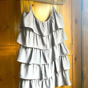 Jay Godfrey grey mini party dress